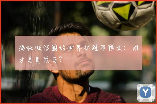 揭秘微信圈的世界杯冠军预测：谁才是真黑马？